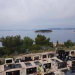 Primosten Blick vom Friedhof auf die Adrian Kroatien 2018