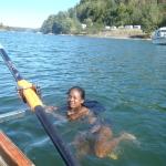 Badepause kurz vor Tonsberg 2018