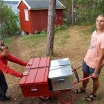 Materialtransport auf Solodden Oslo 2018