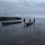 Ruderboote am Badestrand Oslofjord 2018