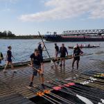 Rheinmarathon Ziel in Duesseldorf 2018