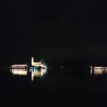 Sacrower Kirche bei der Schloessernacht Sept 2018