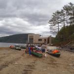 Boote fertig machen am Nisser 2018