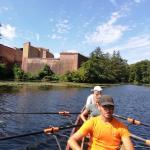 Ruderer vor der Zitadelle Collegia 2019