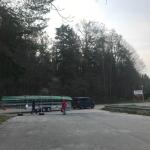 Anreise zur Donaum mit Ruderbooten 2019