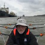 Galati im Hafen Ruderboot Donau 2019