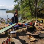 Boote sind ausgeladen einsame Insel 2019
