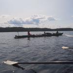 Gepaecktransporter auf dem Saimaa 2019