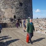 Ruderer bei der Burgbesichtigung 2019