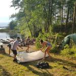 Zelte aufbauen einsame Insel 2019