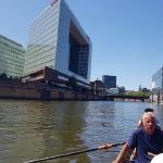 Spiegel Hamburg vom Ruderboot 2019