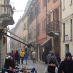 Gasse in  Ferarra Po 2019