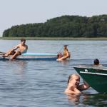 Mauersee Ruderer im Wasser P09