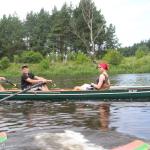 Ruderboot auf der Narew P09