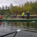 Boot vor der Moselschleuse 2019