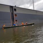 Neue Schleuse Malczyce Oder 2019