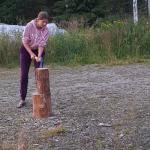 Holzhacken Johanna 2019