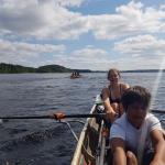 Ruderer auf dem Saimaa 2019