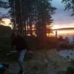 Sonnenuntergang Juojaervi 2019