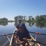 Nirina Cornelius Ruderboot auf der Warthe 2019