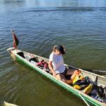 Melina am Steuer Spreewald 2020