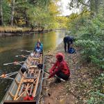 Ruderboot auf der oberen Trave 2020