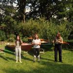 Bootstaufe 5 Boote 5 Mädchen