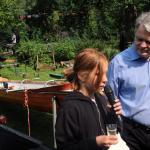 Boottaufe mit dem Stahnsdorfer Bürgermeister