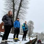 Schleuse Neue Mühle Advent 2021