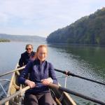 Frauenpower im Ruderboot Donau 2021