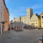 Marktplatz in Regensburg Donau 2021