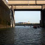 Ruderboote vor dem Kloster Melk Donau 2021