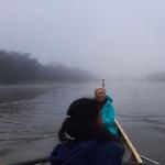 Rudern auf der Oder 2021 im Nebel