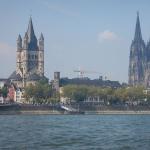 Kölner DOm vom Rhein aus 2021