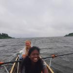 Girlies auf der Mueritz Ruderboote 2021