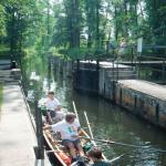 Inrigger in der Spreewaldschleuse 2021
