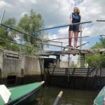 Johanna beim Schleusen Spreewald 2021
