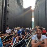 volle Schleuse auf der Saar WRT2021