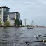 Berliner Innenstadt Ruderboote in Treptow 2022