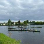 Wiking Innenstadt 2022 Ruderboote auf Reede