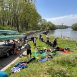 Boote aufladen in Ilok 2022