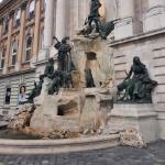 Brunnen in Budapest Donau 2022
