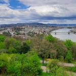Budapest von der Zitadelle Donau 2022