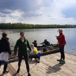 Paks am Steg Ruderboote DOnau 2022