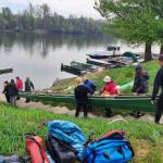 Ruderboote einsetzen in die Drawa 2022