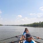 Ruderinnen auf der kroatischen Donau 2022