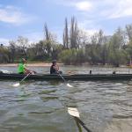 Tim Johanna Zweier ohne auf der Donau 2022