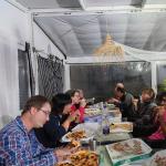 Abendliches Pizzaessen in Cavalaire sur mer 2022