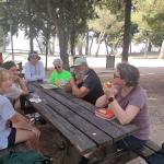 Ruderer Mittagspause Rognac Frankreichwanderfahrt 2022