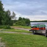 Ankunft des Bootstransports in Ivalo 2022